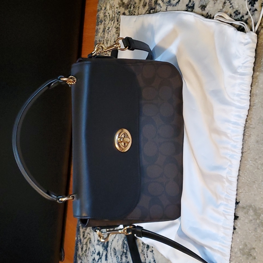 Top handle crossbody bag